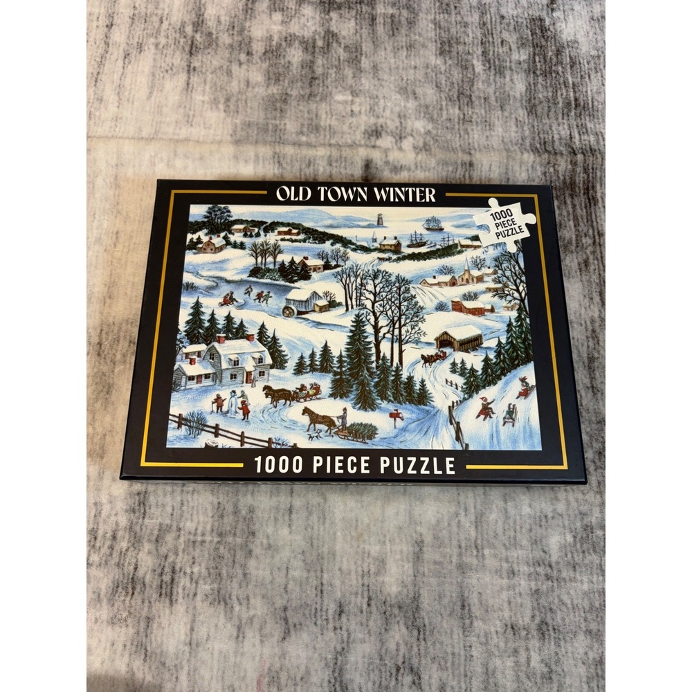 Old Town Winter 1000 Piece Jigsaw Puzzle Piddix Corinna Buchholz XM2540D-PZ